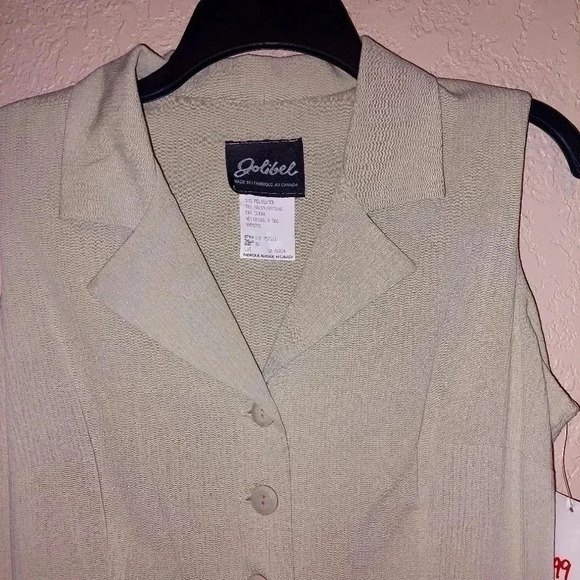 Vintage Jolibel Wrap, Sheath Silhouette Button Shirt Top Style Wrap Dress Sz 10 - Picture 3 of 10